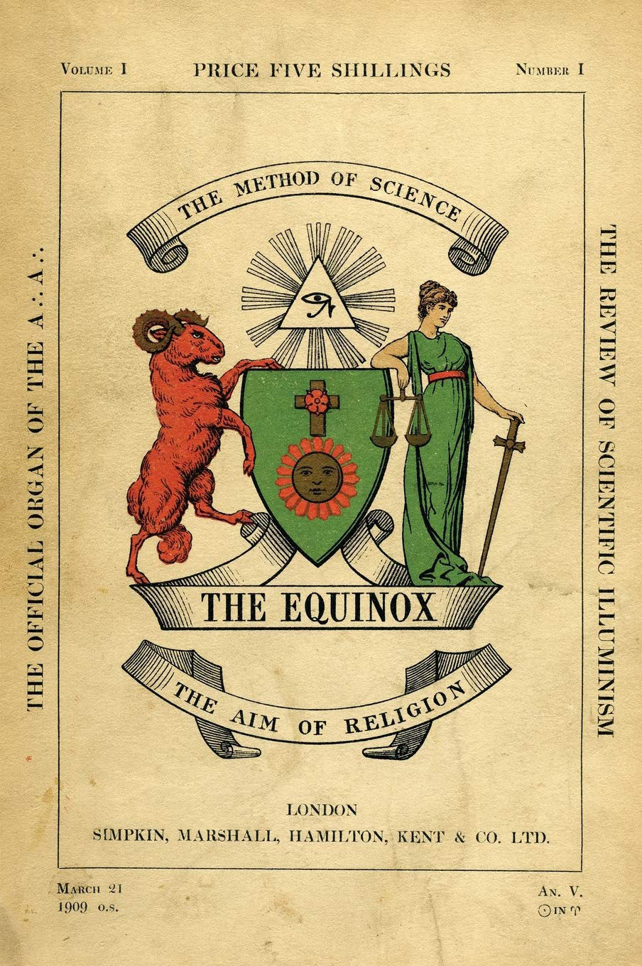 Illustrated cover of The Equinox volume one number one