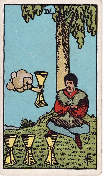 Four of Cups tarot card