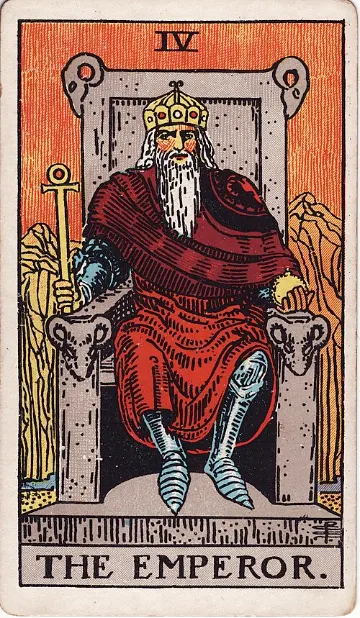 The Emperor tarot card
