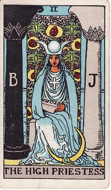 The High Priestess tarot card