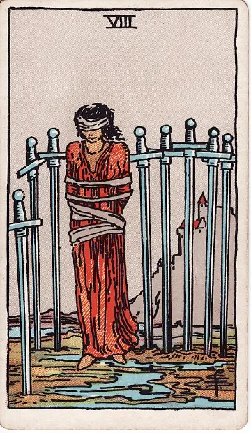 Eight of Swords tarot card