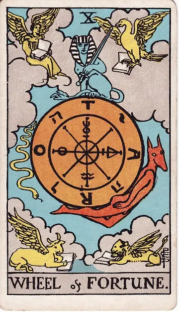 Wheel of Fortune tarot card