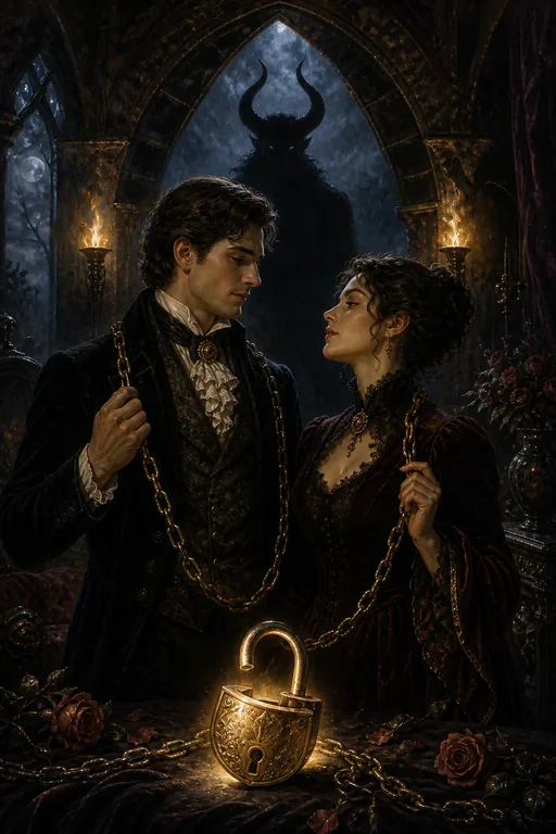 The Devil in the Gothic Romance tarot deck