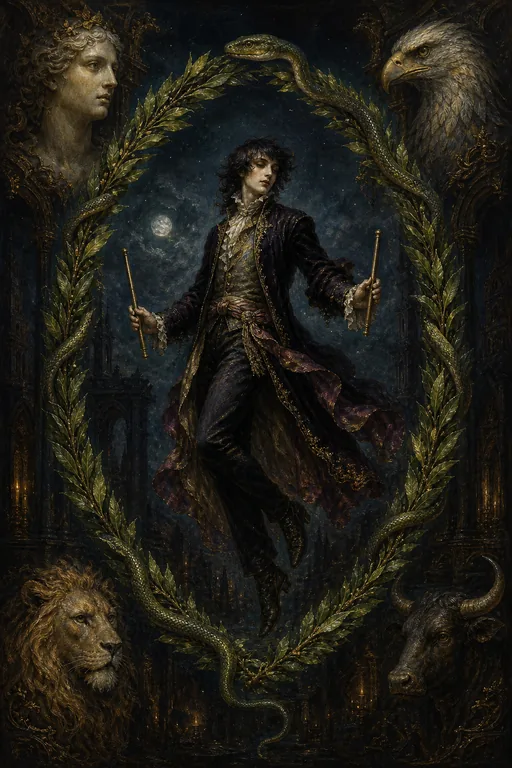 The World in the Gothic Romance tarot deck