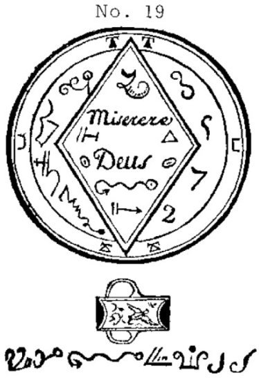 Black Pullet Figure 20 gaming talisman and ring