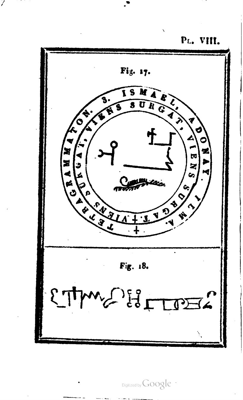 Plate eight with the Sunday Surgat circles and a half-circle used in the Rare Secrets section