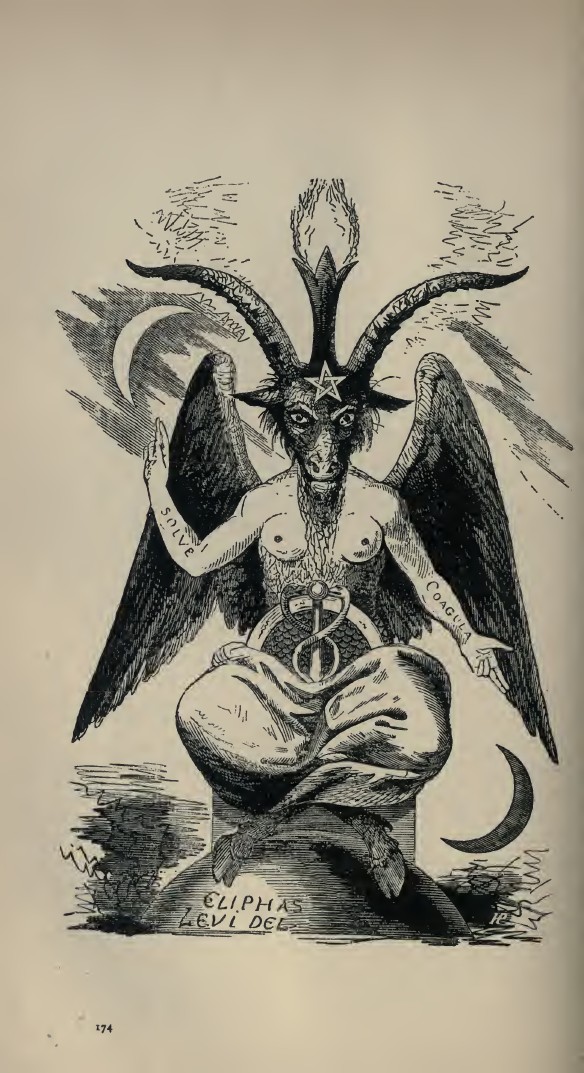 Éliphas Lévi’s Sabbatic Goat or Baphomet of Mendes on page 174