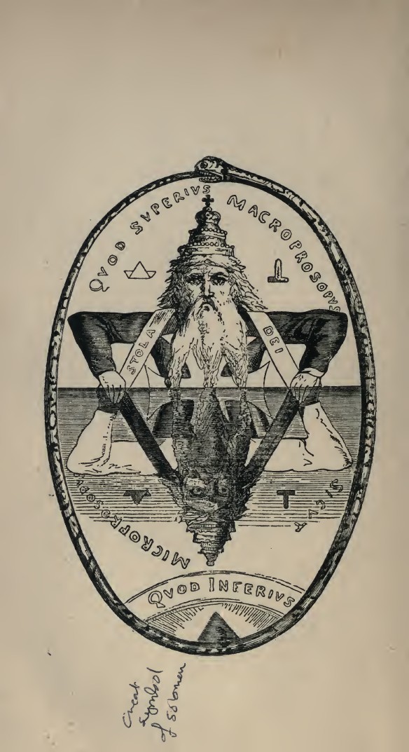 Great Symbol of Solomon plate in the 1896 Transcendental Magic